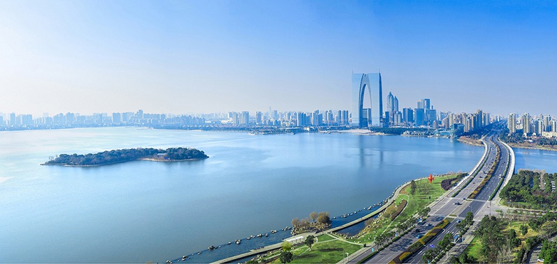 苏州金鸡湖美景