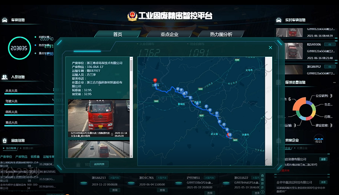 8.永康市工业固废精密智控平台。