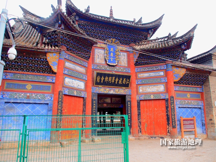 曾经，会泽县城遍布着许多会馆，如今古老的江西会馆依然保存完好。