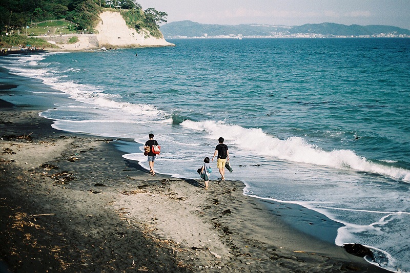 日本镰仓海滨美景