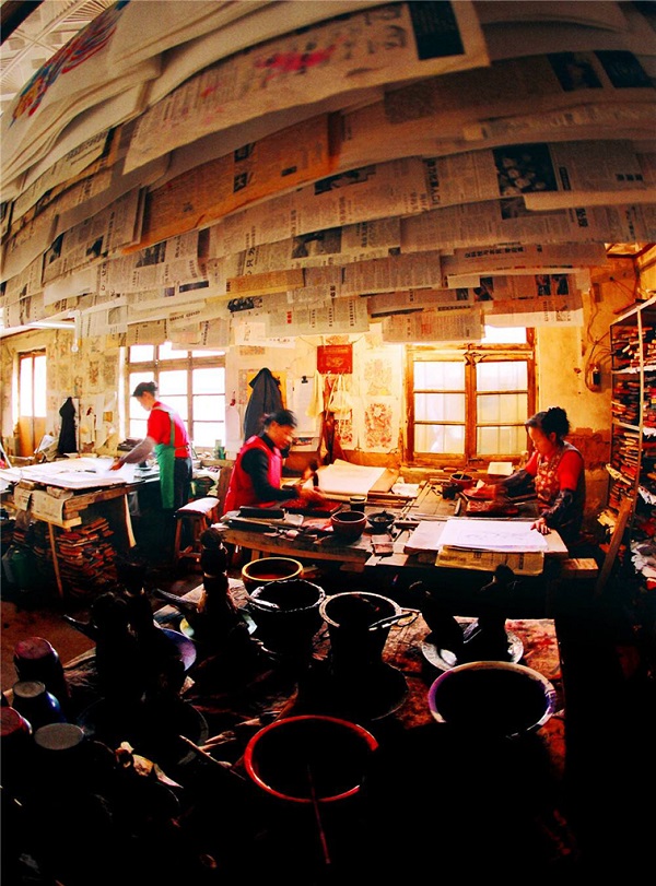 杨家埠年画制作室