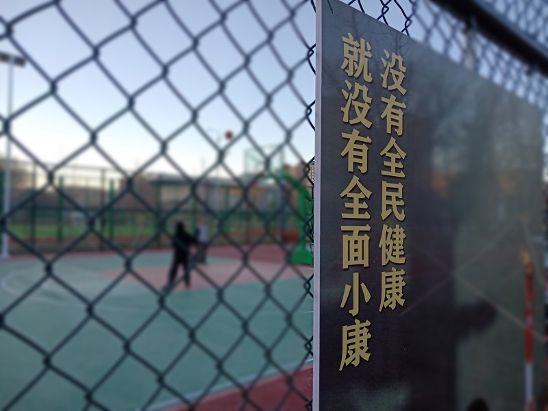 11月11日，在阿勒泰市全季体育公园健身和游玩的市民和游客 (4)