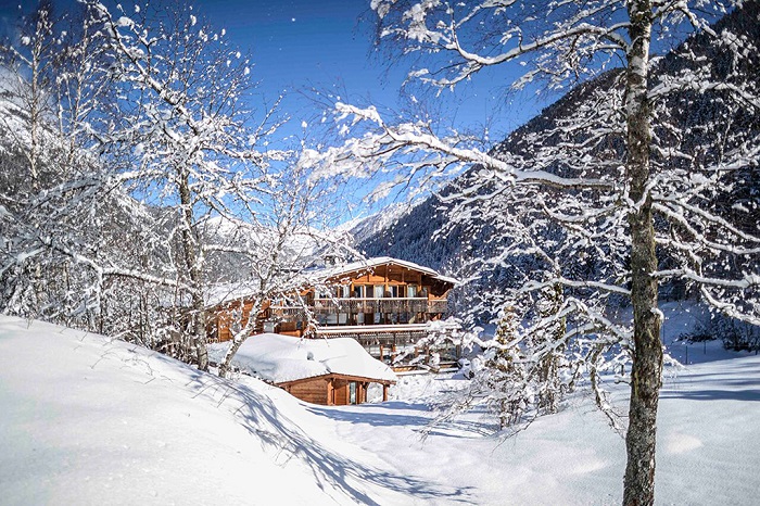 夏慕尼勃朗峰下的酒店