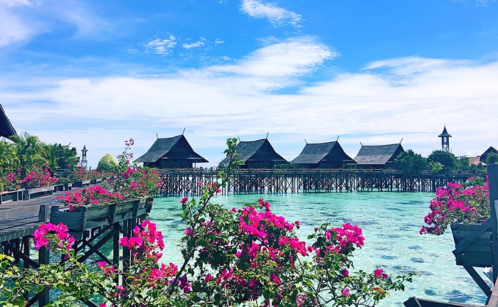 槟城海上美丽的度假村