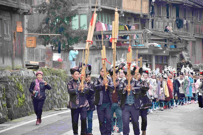 2022年2月7日 抬官人活动现场 吴光辉拍摄 
