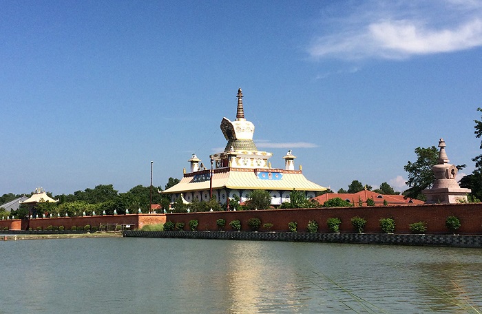 蓝毗尼德国寺远眺