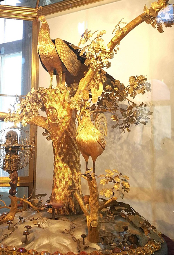 冬宫博物馆--镇馆之宝孔雀钟