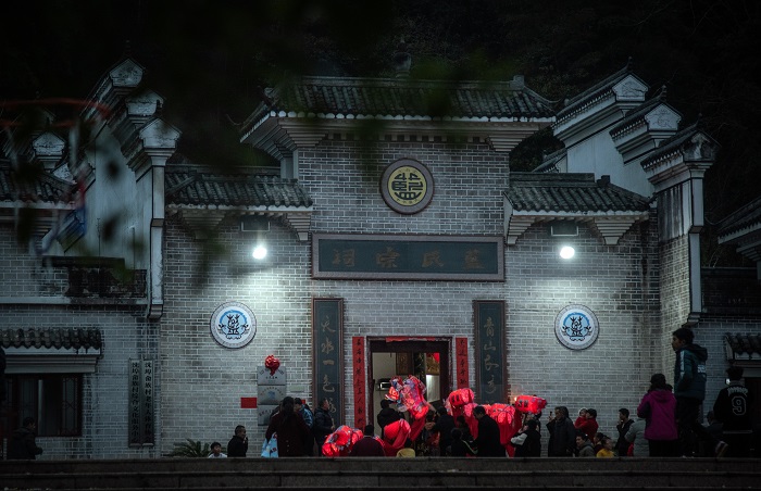 沈埠畲族村蓝氏宗祠。